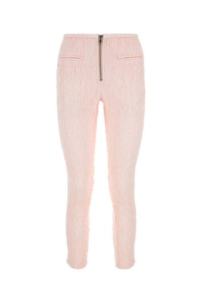 Shop Isabel Marant Buttonless Pernel Printed Trousers In Pink