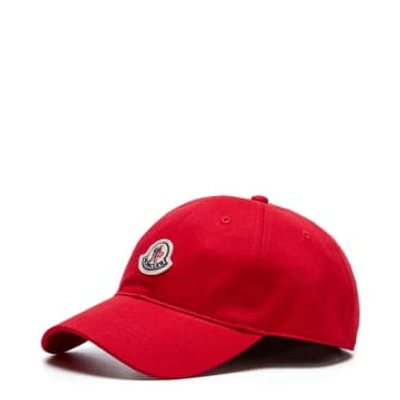 Shop Moncler Red Baseball Cap