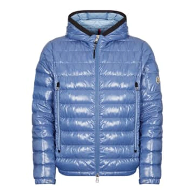 Shop Moncler Sky Blue Galion Jacket