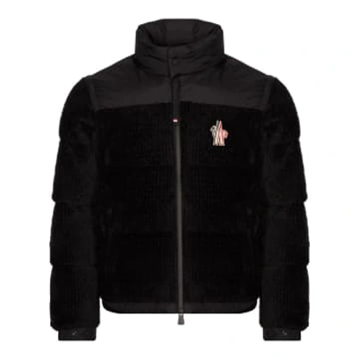 Shop Moncler Black Granier Bomber Jacket