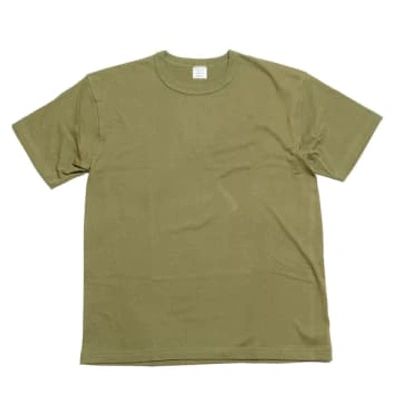 Shop Buzz Rickson's Olive Government Issue T Shirt In Green