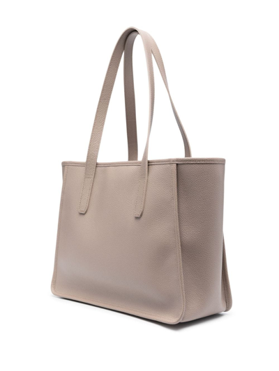 Longchamp brown Leather Le Foulonné Shoulder Bag