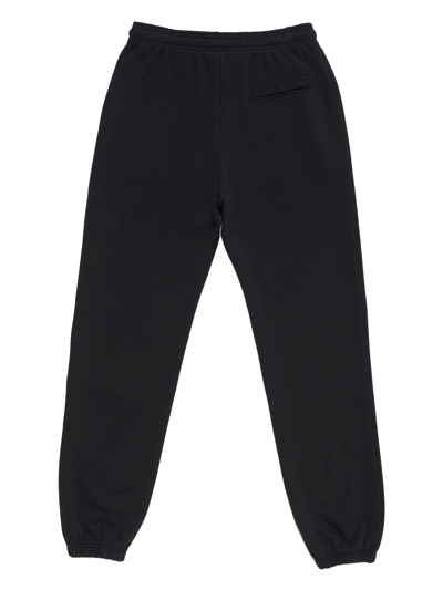 Shop Marcelo Burlon County Of Milan Bandana-print Panelled Cotton Track Pants In Black