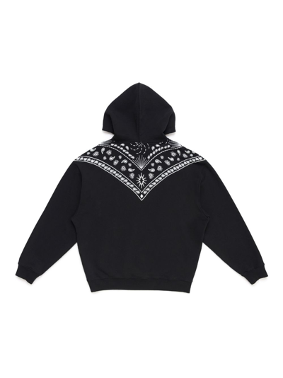 Marcelo Burlon County Of Milan Marcelo Burlon Icon Wings Black Hoodie In Black