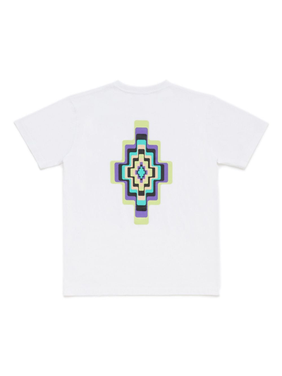 Marcelo Burlon County Of Milan Cross-motif Cotton T-shirt In White