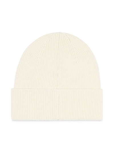 Diesel K-coder-fully B Logo Embroidered Beanie In White
