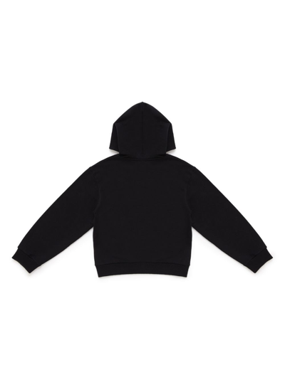 Shop Marcelo Burlon County Of Milan Eclipse Cross Cotton Sweatshirt In Black