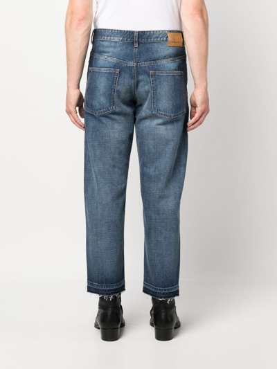 Shop Marant Straight-leg Cropped Jeans In Blue