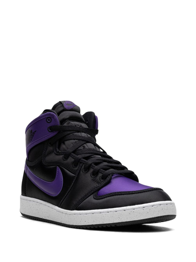 Jordan Air  1 Retro Ajko "storm Blue" Sneakers In Schwarz