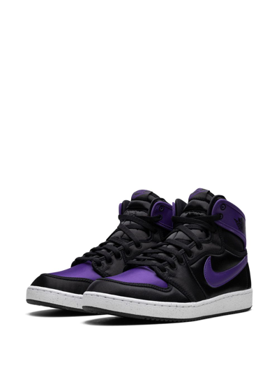 Jordan Air  1 Retro Ajko "storm Blue" Sneakers In Schwarz