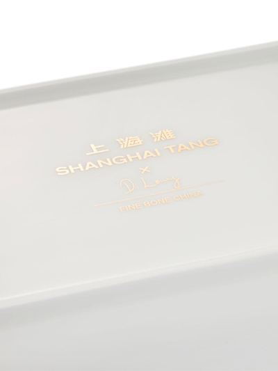 Shop Shanghai Tang X Long Di Rabbit Plate In White