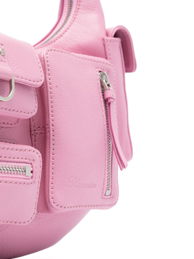 Shop Blumarine Small Hobo Shoulder Bag In Pink
