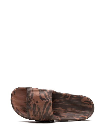 Adidas Originals Adilette 22 Slide Sandals In Braun