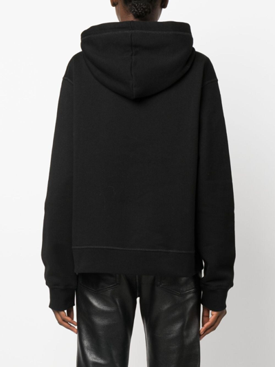 Shop Dsquared2 Icon Hilde Cotton Hoodie In Black