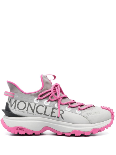 Shop Moncler Trailgrip Lite2 Sneakers In Grau