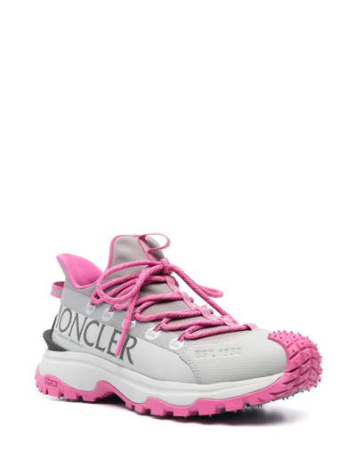 Shop Moncler Trailgrip Lite2 Sneakers In Grau