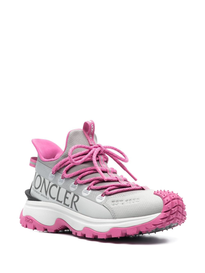 Shop Moncler Trailgrip Lite2 Sneakers In Grau