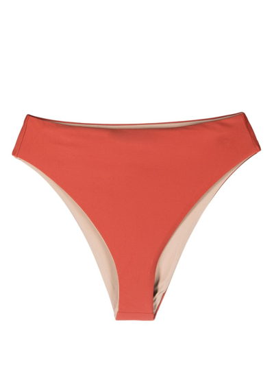 Shop Rejina Pyo Emilio High-cut Bikini Briefs In Orange