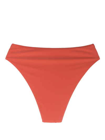 Shop Rejina Pyo Emilio High-cut Bikini Briefs In Orange
