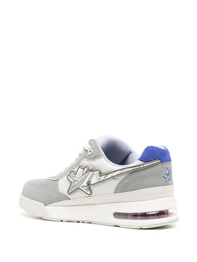 Shop A Bathing Ape Road Sta Panelled Sneakers In Grey