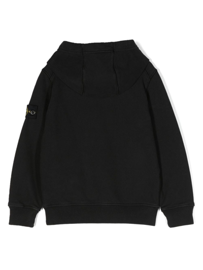 Stone Island Junior Sweatshirt In Black