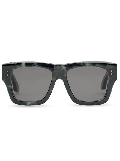 Shop Dita Eyewear Square Frame Sunglasses In Multi