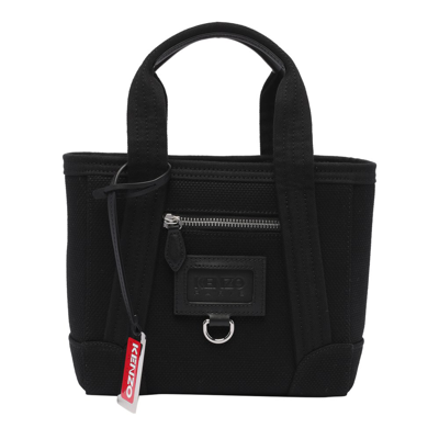 Shop Kenzo Paris Mini Shoulder Bag In Black