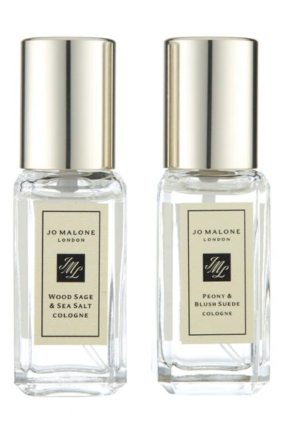 Jo Malone London Wood Sage & Sea Salt/ Peony & Blush Suede Mini Set 2 X 0.3oz/9ml