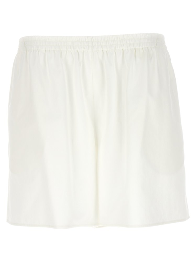 Shop The Row Gunther Elasticated Waistband Shorts In White