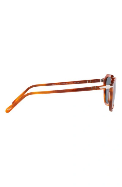 Persol Men's Sun 50 Keyhole-bridge Square Sunglasses In Light Brown