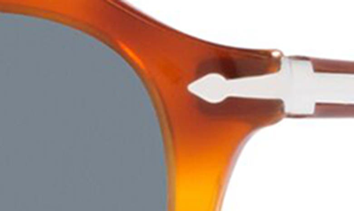 Persol Men's Sun 50 Keyhole-bridge Square Sunglasses In Light Brown