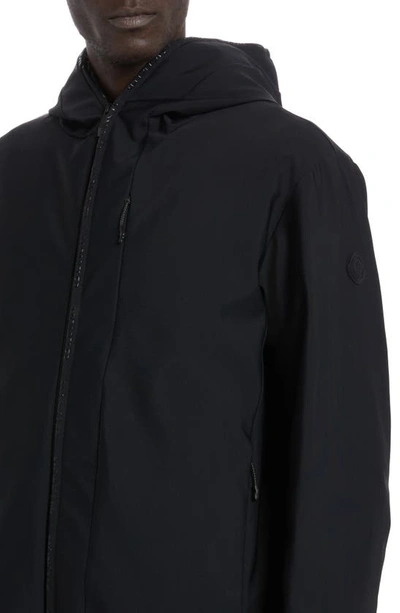 Shop Moncler Iton Hooded Down Jacket In Black