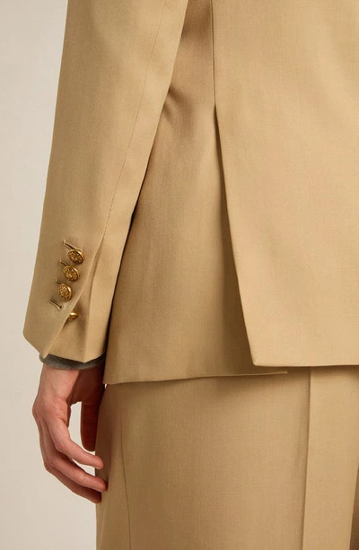 Golden Goose Golden Wool Double Breasted Blazer In Sand