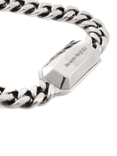 Shop Alexander Mcqueen Bracelet In Silver