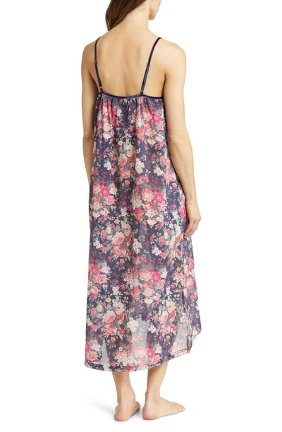 Shop Papinelle Grace Floral Cotton & Silk Nightgown