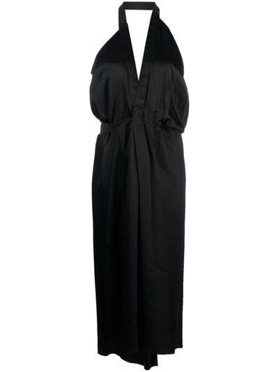 Shop Mm6 Maison Margiela Midi Dress Clothing In Black