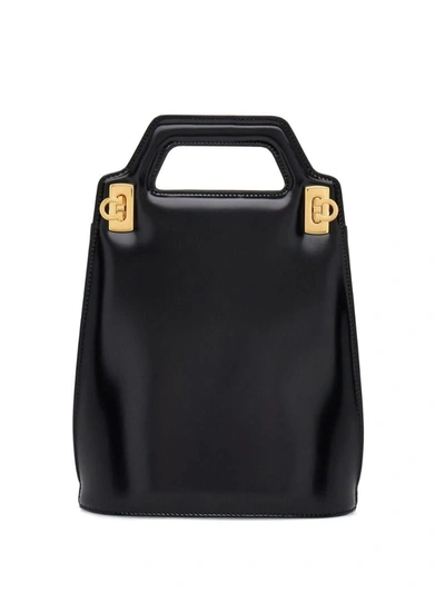 Shop Ferragamo Wandans Mini Bags In Black