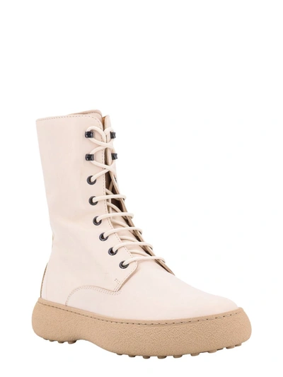 Shop Tod's Ankle Boots In White