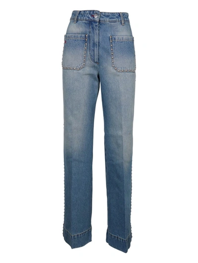 Shop Victoria Beckham Jeans Alina Clothing In Blue