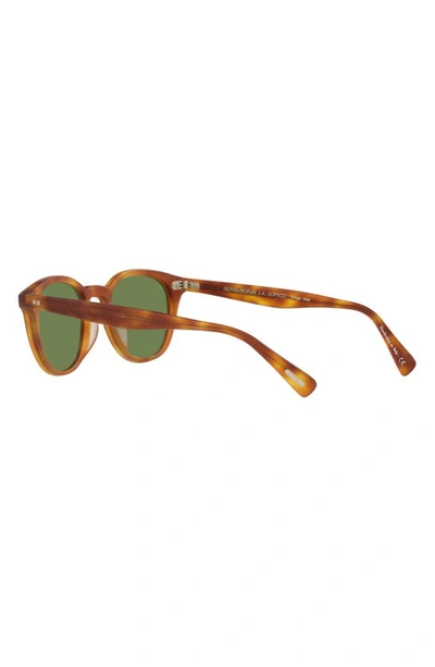 Shop Oliver Peoples Desmon 50mm Phantos Sunglasses In Lt Brown