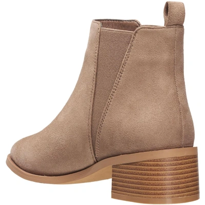 Shop C&c California Rustik Womens Suede Ankle Ankle Boots In Brown