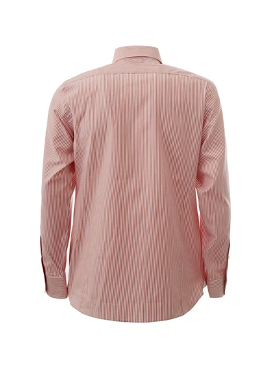 Shop Tom Ford Pink Thin Stripes Regular Fit Men's Shirt