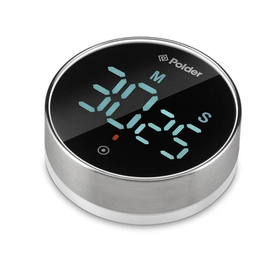 Shop Polder Twist Digital Kitchen Timer With Extra Large Display And 100 Minute Countdown, Black