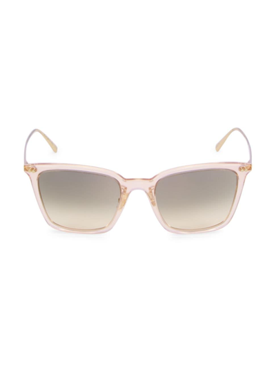 Shop Brunello Cucinelli Women's  X Oliver Peoples 52mm Square Sunglasses In Cipria