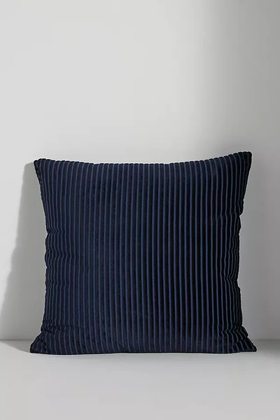 Shop Anthropologie Fiora Ribbed Velvet Pillow