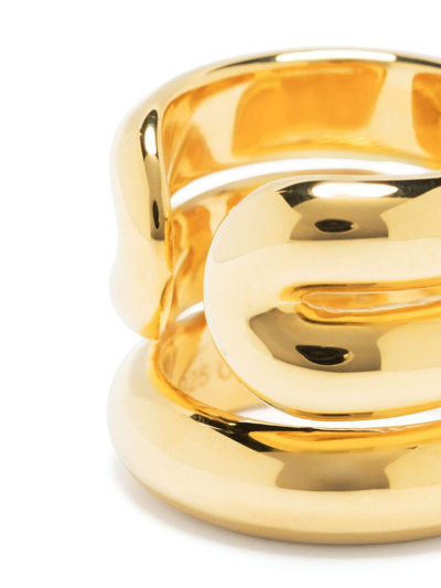 Shop Uncommon Matters Torrent Sculpted-design Ring In Gold