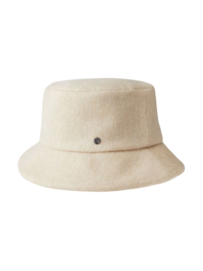 Shop Maison Michel Jason Bucket Hat In Neutrals