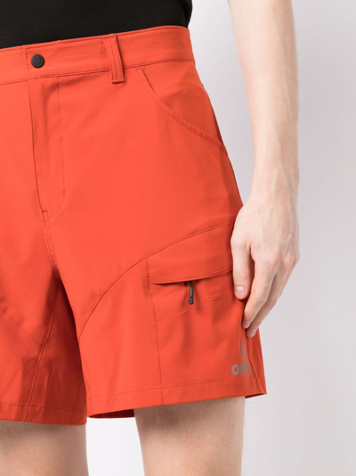 Shop Ostrya Above-knee Bermuda Shorts In Orange
