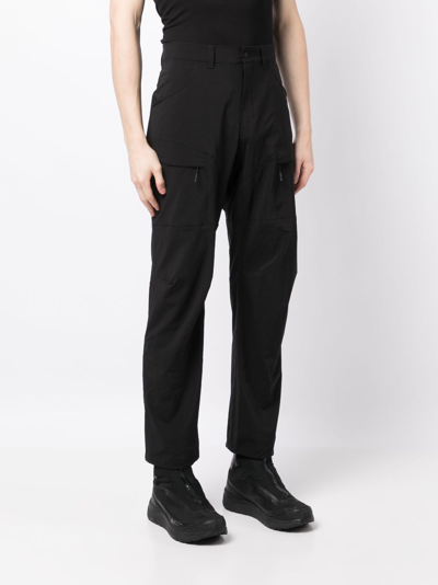 Shop Ostrya Yarrow Logo-print Trousers In Black