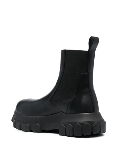 Shop Rick Owens Beatle Bozo Tractor Chelsea Boots In Black
